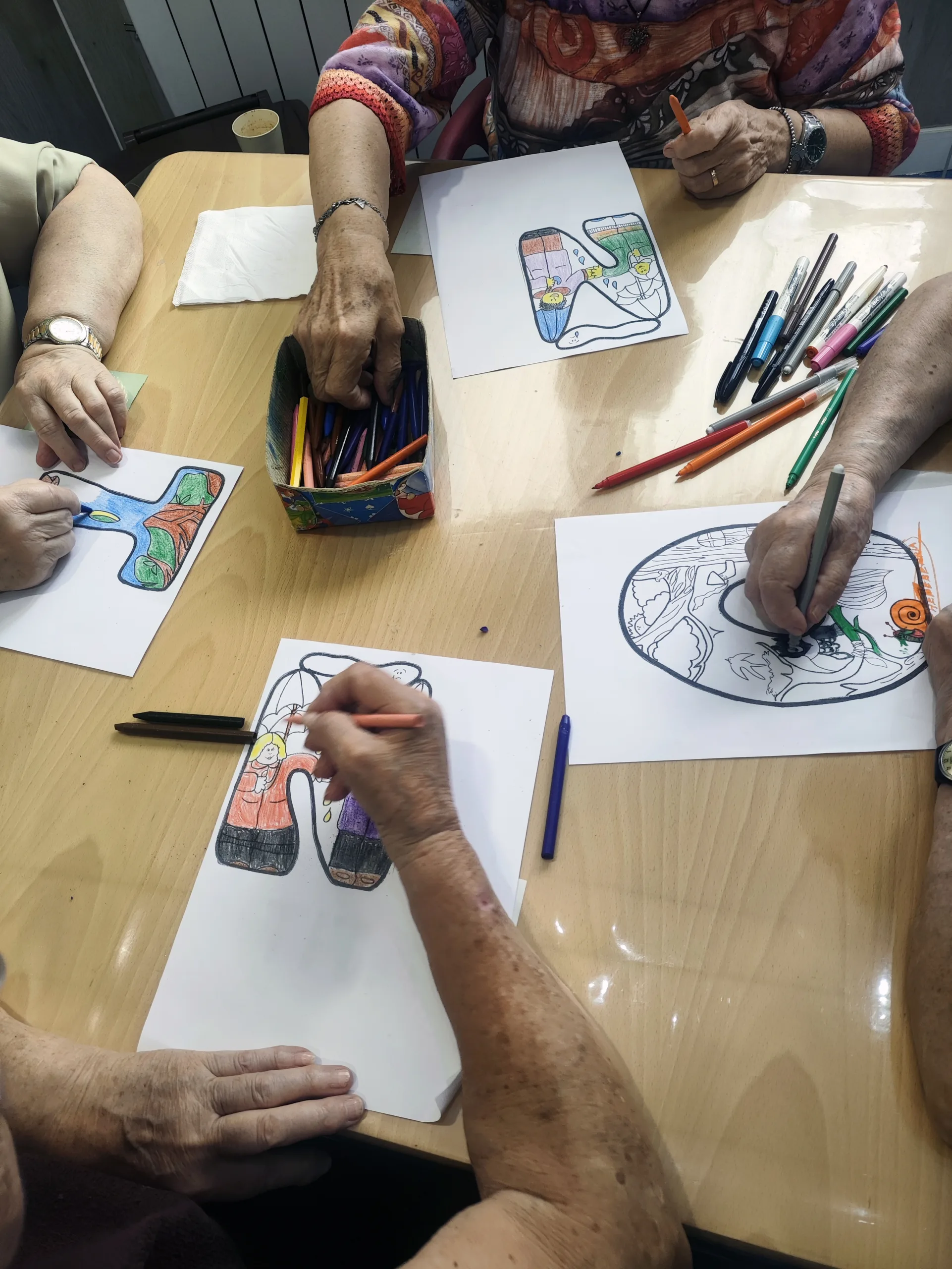 Actividades cognitivas en el Centro de Día Errekalde